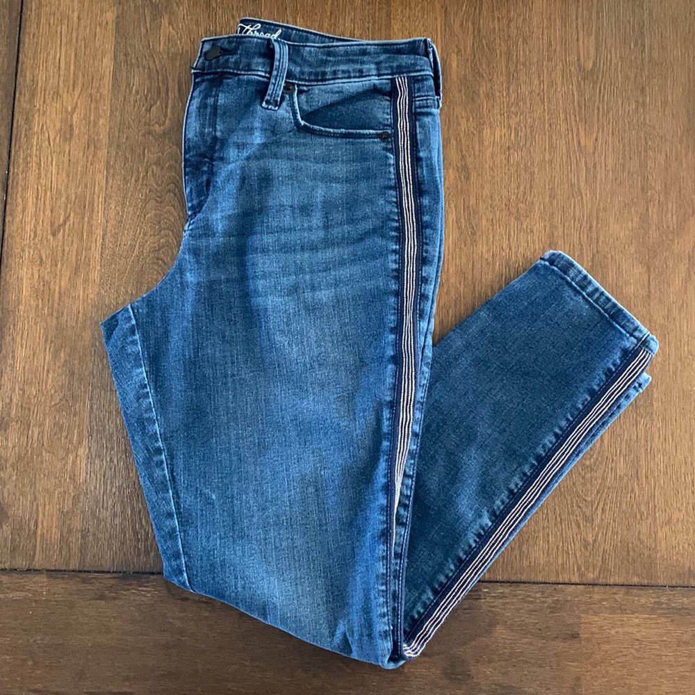 Universal Thread Denim With Beaded Side Seam. - image 1